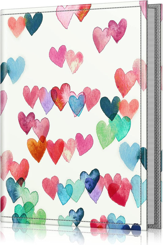 52-Pocket Faux Leather 4 × 6 Photo Album